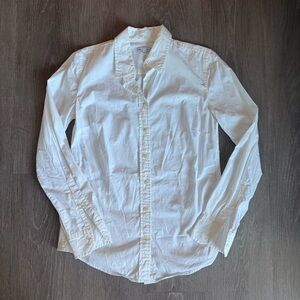 Gap White Tailored Button Down